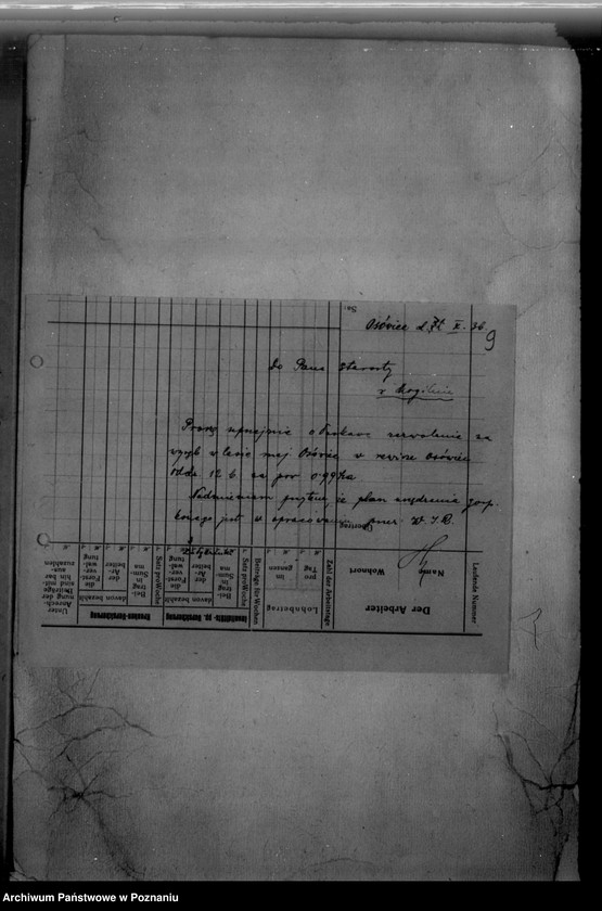 Obraz 13 z jednostki "/Majętność leśna/ Ossowiec/ powiat mogileński"