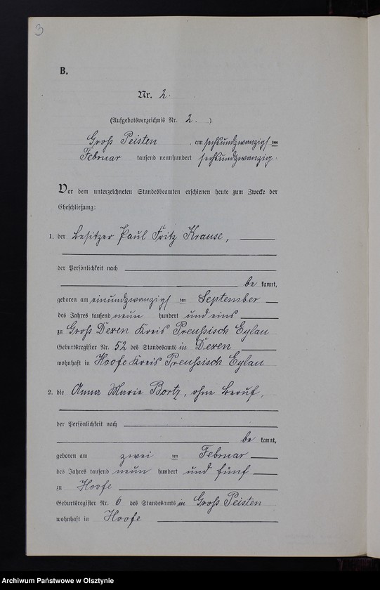 image.from.unit.number "Heiraths-Neben-Register Nr 1 - 15 [ Księga małżeństw - wtóropis ]"