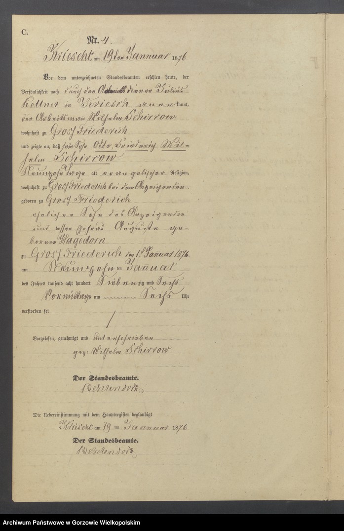 Obraz 6 z jednostki "Sterbe Register"