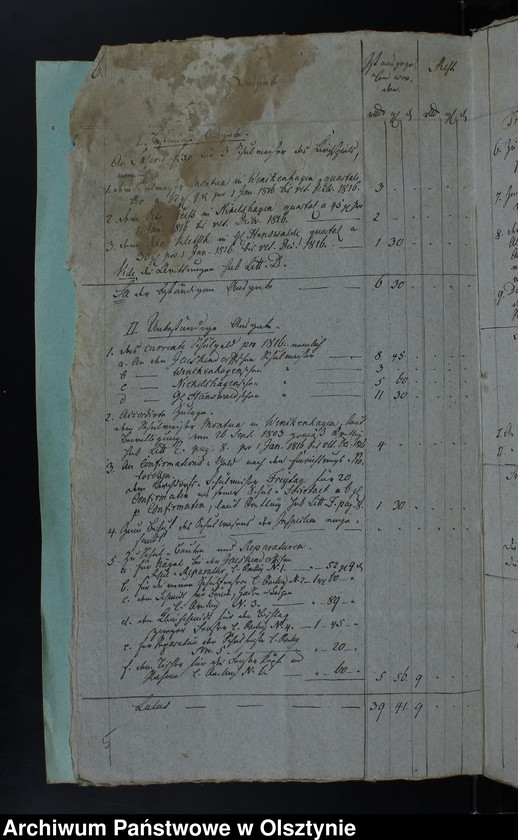 image.from.unit.number "Jahres Rechnung der Jaeskendorffschen-Schul-Casse"