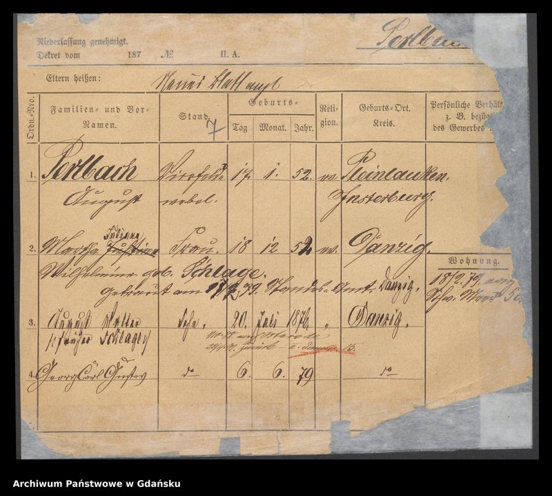 image.from.unit.number "Karty meldunkowe: Peplau - Peters Christine"