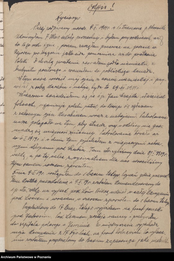 Obraz 12 z jednostki "Mosina, powiat Śrem - akta koła."