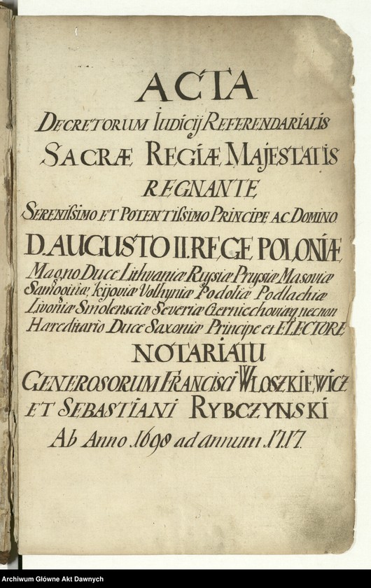 Obraz 11 z kolekcji "Referendaria Koronna111"