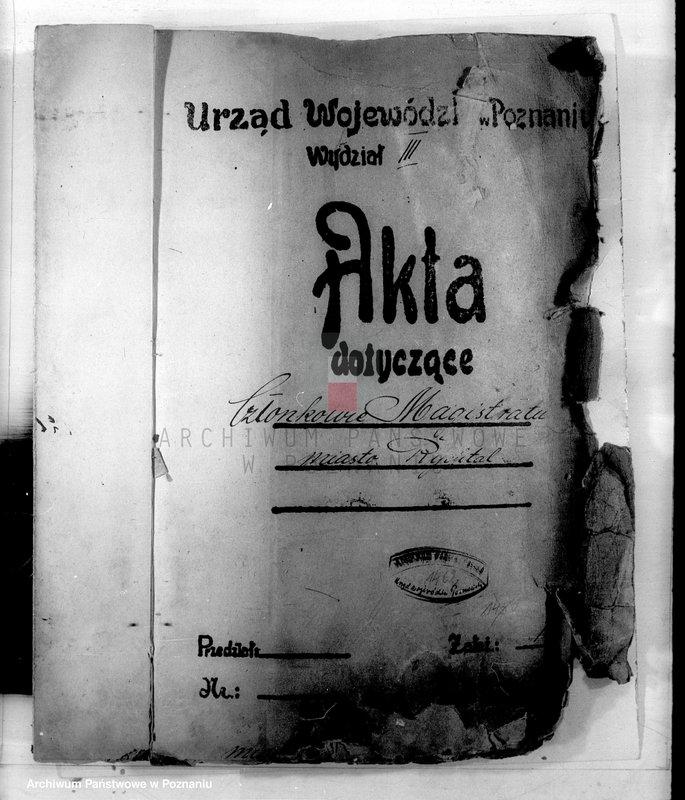 Obraz 4 z jednostki "Członkowie magistratu miasta Rychwał"