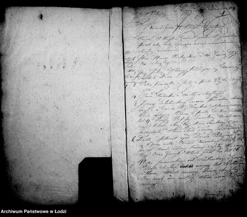 Obraz 6 z jednostki "Akta tyczące się odtransportowania osób miejsc zbiegłych"