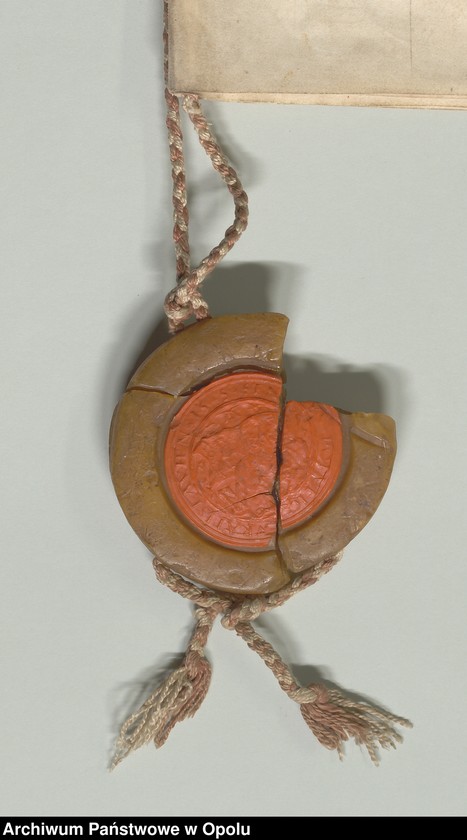 Obraz 8 z jednostki "Rajcowie miasta Wrocławia uwierzytelniają odpis umowy zawartej z polecenia Władysława, króla węgierskiego i czeskiego, we Wrocławiu [1504, 3 II], między"