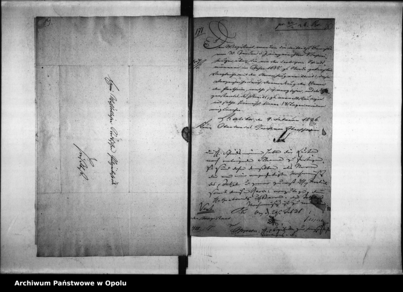 Obraz 20 z jednostki "Acta des Magistrats zu Oppeln betreffend die Einreichung der Nachweisungen der von den Schiedsmänner zu Stande Gebrachten Vergleiche an das Königl[iche] Oberlandesgericht. De Anno 1835-1858"