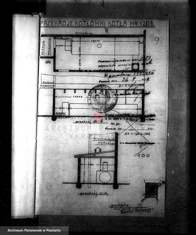 Obraz 14 z jednostki "Gorzelnia majątku Próchnowo pow. chodzieski zatwierdzenie kotła parowego"
