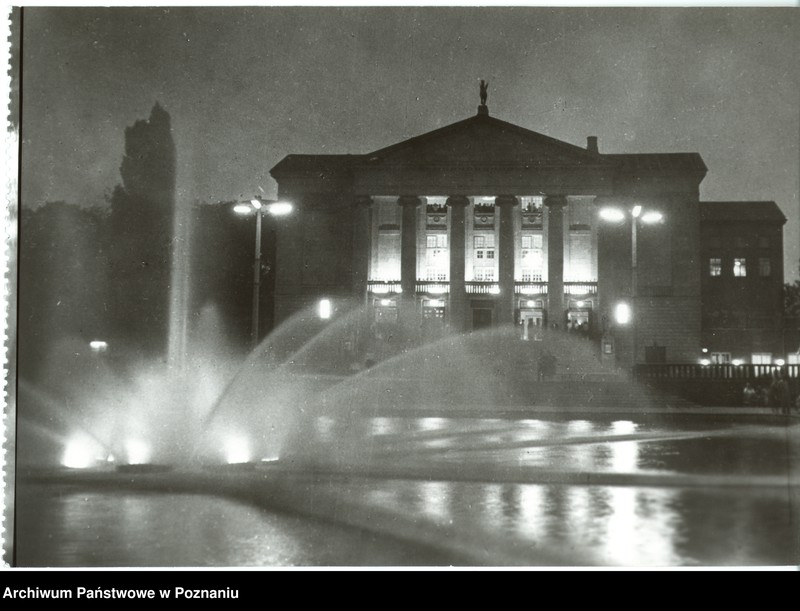 Obraz 1 z jednostki "Poznań - Opera [nocą]"