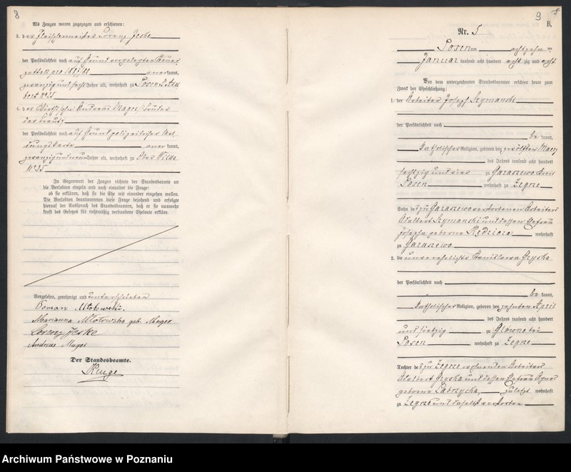 Obraz 7 z jednostki "Księga małżeństw"