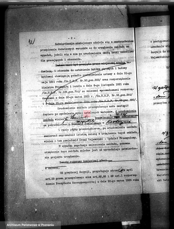 Obraz 16 z jednostki "Zatwierdzenie zakładu przemysłowego odlewni żelaza K. Lesiński w Krotoszynie"