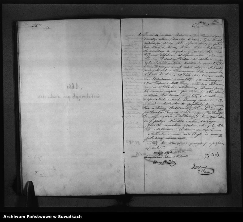 image.from.unit.number "Duplikat Akt Urodzonych, Zaślubionych i Umarłych Urzędnika Stanu Cywilnego Wyznania Mojżeszowego Okręgu Bakałarzewskiego za rok 1856"