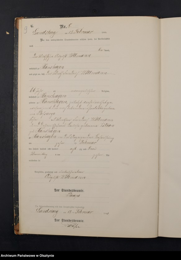 image.from.unit.number "Sterbe-Neben-Register Nr 1 - 77"