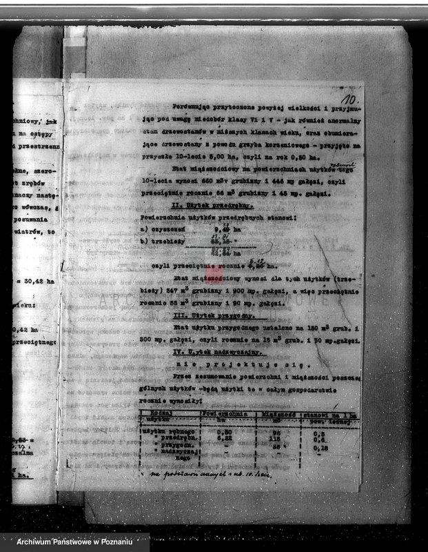 Obraz 14 z jednostki "/Nadzór nad gospodarką w lasach majątku/ Jarogniewice powiat kościański 1936-1946"