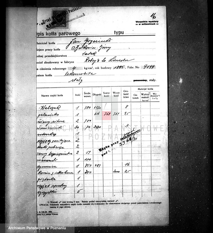 Obraz 20 z jednostki "Tartak A. Grzesickiego w Bukowcu Górnym, pow. leszczyński nr woj. kotła 3056"