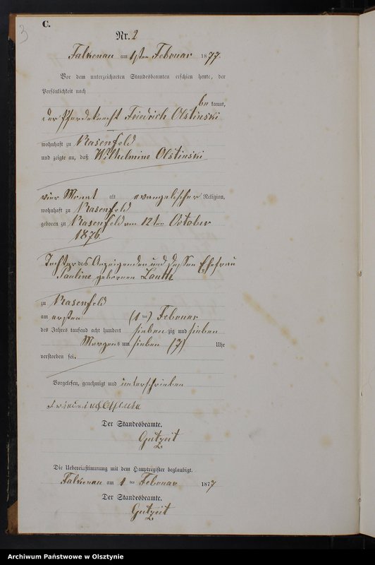 image.from.unit.number "Sterbe-Neben-Register Nr 1 - 22"