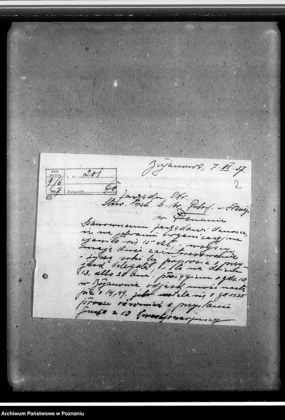 Obraz 6 z jednostki "Sprawy organizacyjne i personalne - członkowie zarządu, korespondencja"