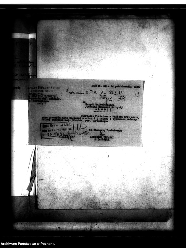 Obraz 17 z jednostki "Majątek Głuchów powiatu tureckiego nadzwyczajny wykaz imienny z 1936 r."