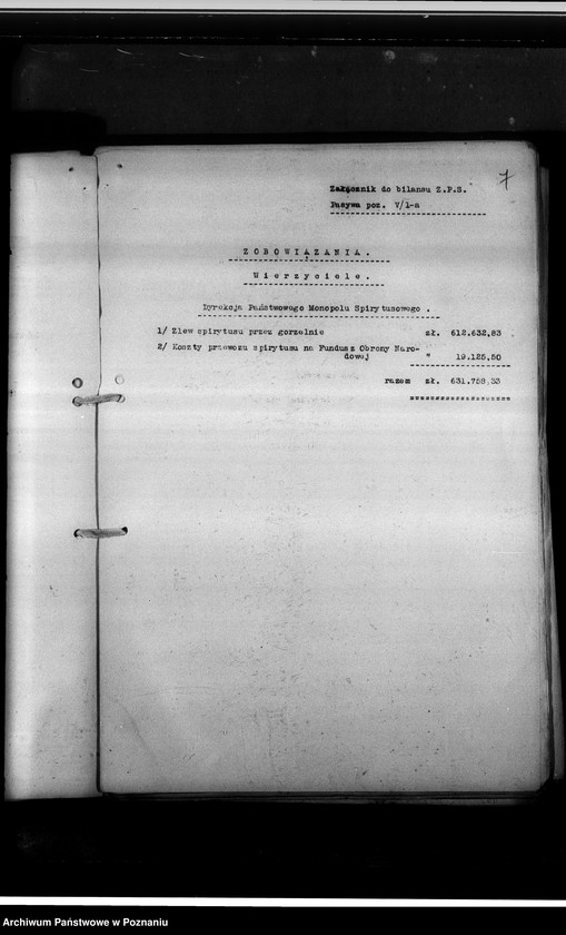 Obraz 11 z jednostki "Bilans"