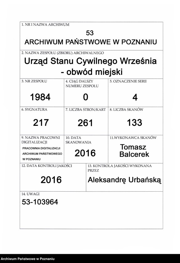 Obraz 1 z jednostki "Sterbe-Haupt-Register"