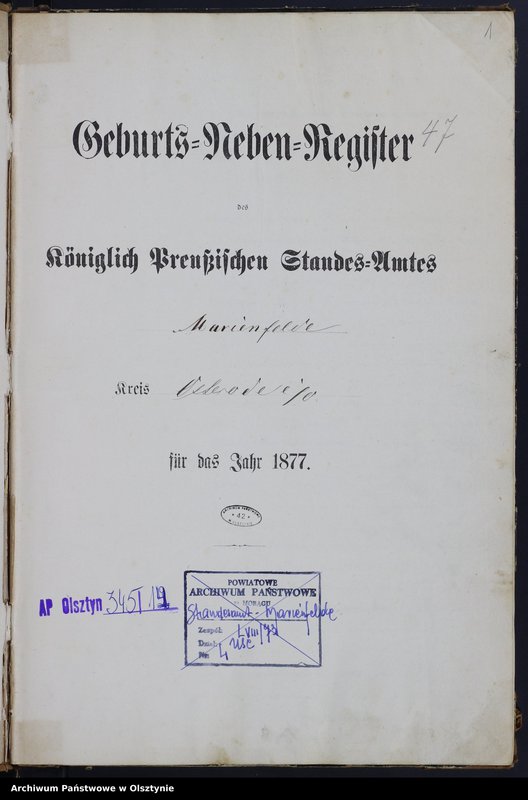 image.from.unit.number "Geburts-Neben-Register Nr 1 - 164"