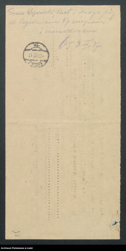 Obraz 17 z jednostki "Wrzonecki, Kret i Hodys- handel manufakturą"