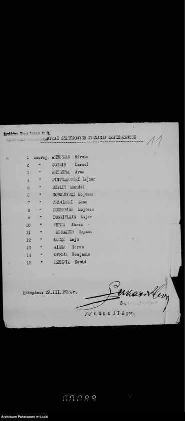 Obraz 15 z jednostki "Zaopatrzenie ludności żydowskiej w produkty świąteczne"