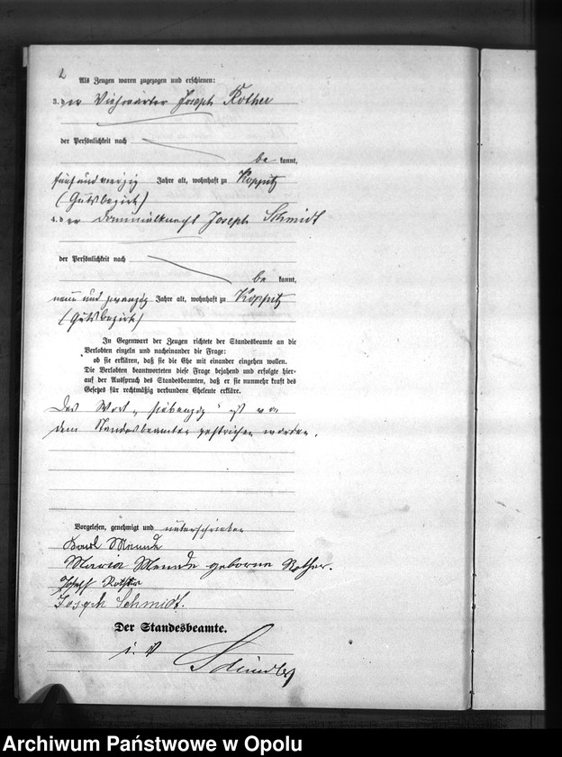 Obraz 5 z jednostki "USC Kopice. Księga akt małżeństw rok 1879"