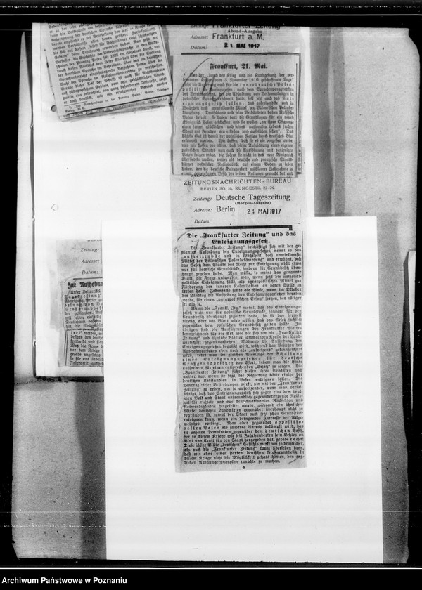 Obraz 9 z jednostki "Prawa i instytucje antypolskie. [Wycinki z gazet.]"