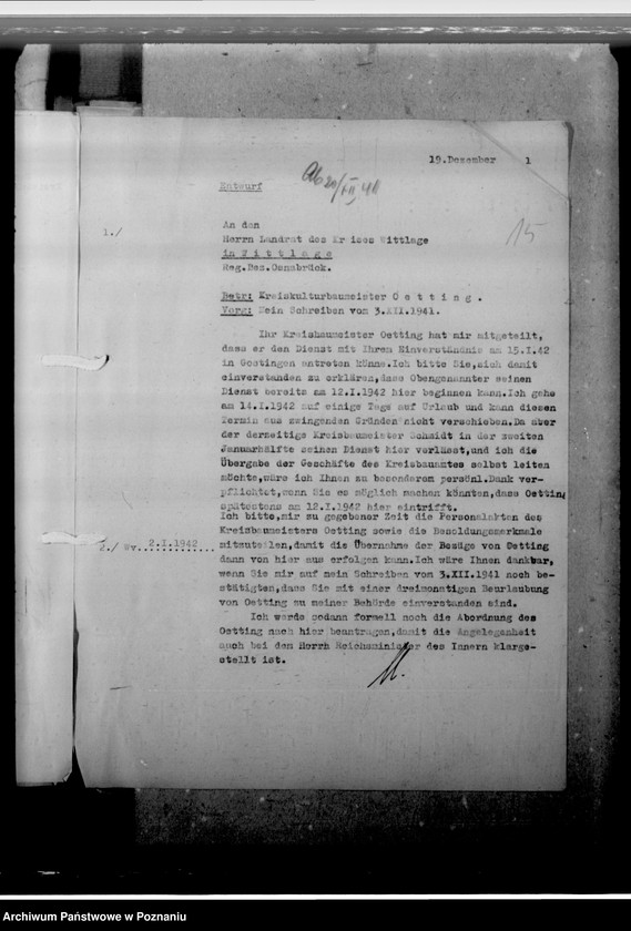 Obraz 19 z jednostki "Oetting, Hans - Kreisbaumeister"