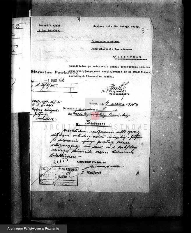 Obraz 7 z jednostki "Fabryka wyrobów drzewnych A. Koszewskiego i Spółka w Gostyniu nr woj. kotła 172"