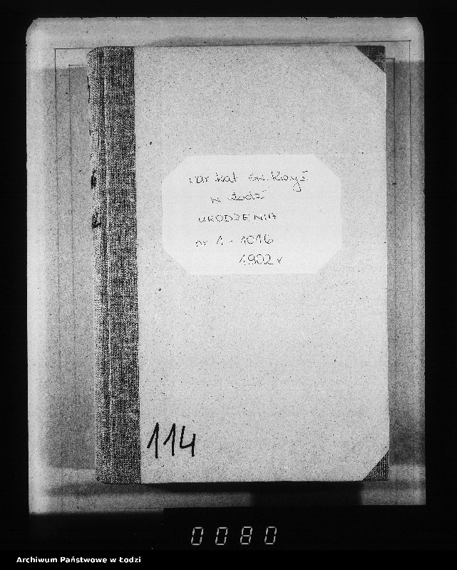 Obraz 4 z jednostki "Akta urodzeń"