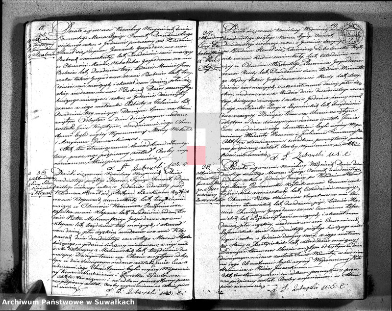image.from.unit.number "Duplikat urodzonych, zaślubuionych i zeszłych parafii wieysieysiey na rok 1827"