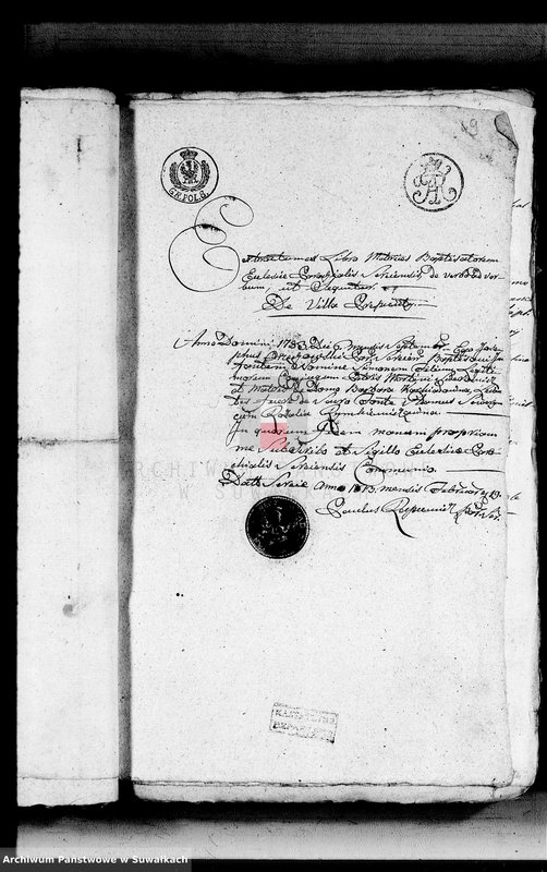 image.from.unit.number "Anexa do Aktów Urzędnika Stanu Cywilnego Gminy Święto-Jezierskiej Na rok 1813"