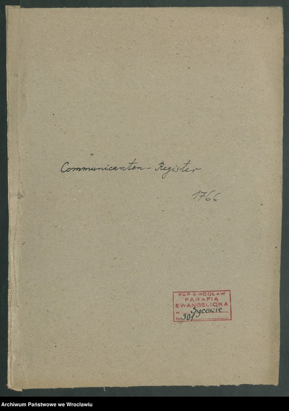 Obraz 2 z jednostki "Communicanten - Register"
