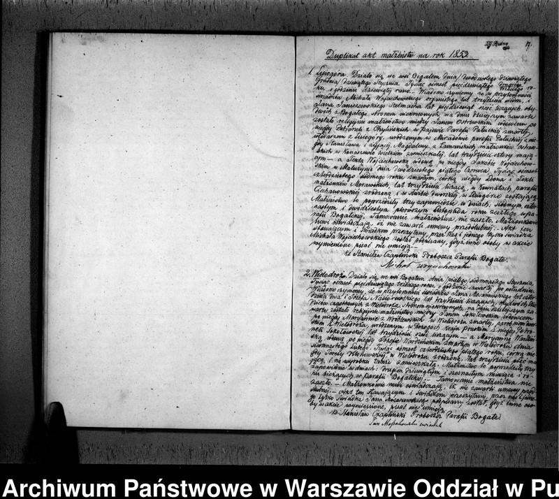 Obraz 15 z jednostki "Akta urodzeń, małżeństw i zgonów"