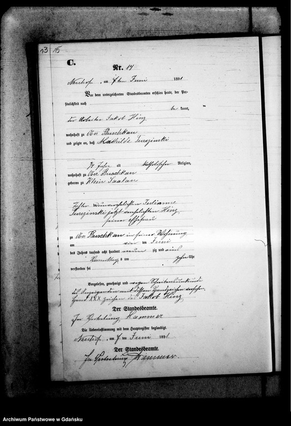 Obraz 19 z jednostki "Księga zgonów"