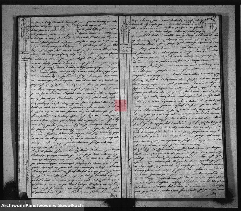 image.from.unit.number "Akta stanu cywilnego zaślubionych w gminie seyneńskiey od 1-go stycznia 1816 roku."