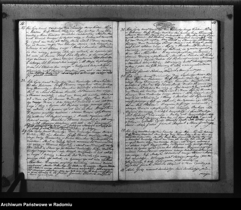 image.from.unit.number "Księga akt cywilnych gminy Głowaczew na rok 1820"