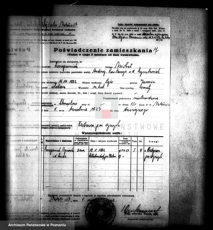 Obraz 11 z jednostki "Odprawy z art. 44 ustawy o reformie rolnej Chrząstowo powiatu wyrzyskiego"