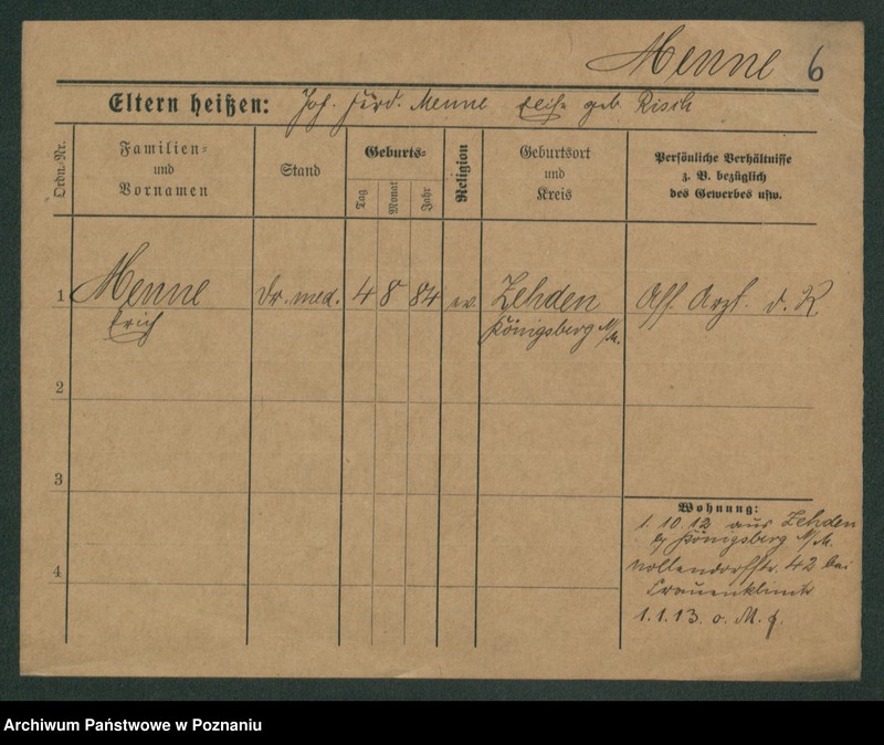 Obraz 8 z jednostki "Mendykowska - Merczyński"