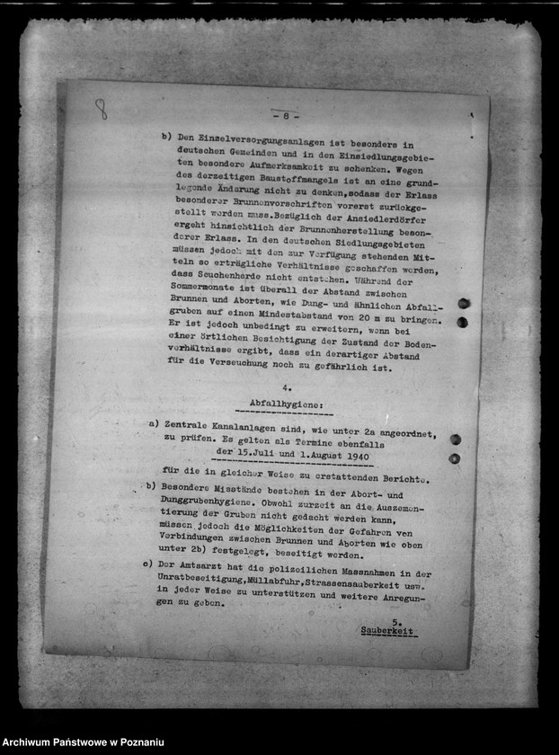 Obraz 12 z jednostki "Aufgaben des Gesundheitsdienstes. Robert- Koch- Woche. Haftpflichtversicherung der Tierärzte. Landwirtschaftsschulen. - Hundehaltung. Tagung der Schweinezüchter."