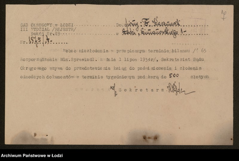 Obraz 9 z jednostki "Franciszek Kaczmarek- restauracja"