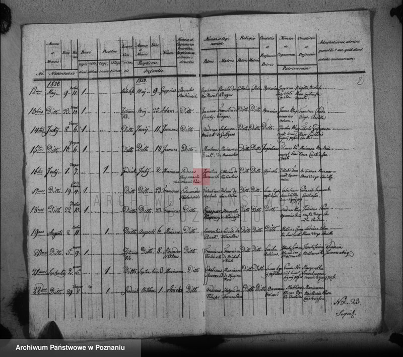 Obraz 5 z jednostki "Duplikat baptisatorum"