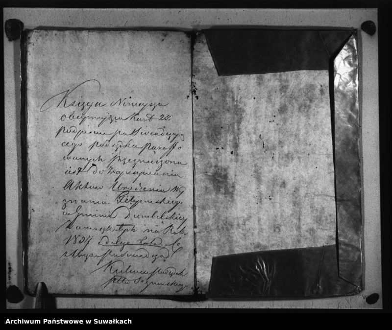 image.from.unit.number "Księga zapisywania Aktów Urodzonych Ludu Wyznania Staro-grecko-Rosyjskiego Gminy Dumbelskiej"