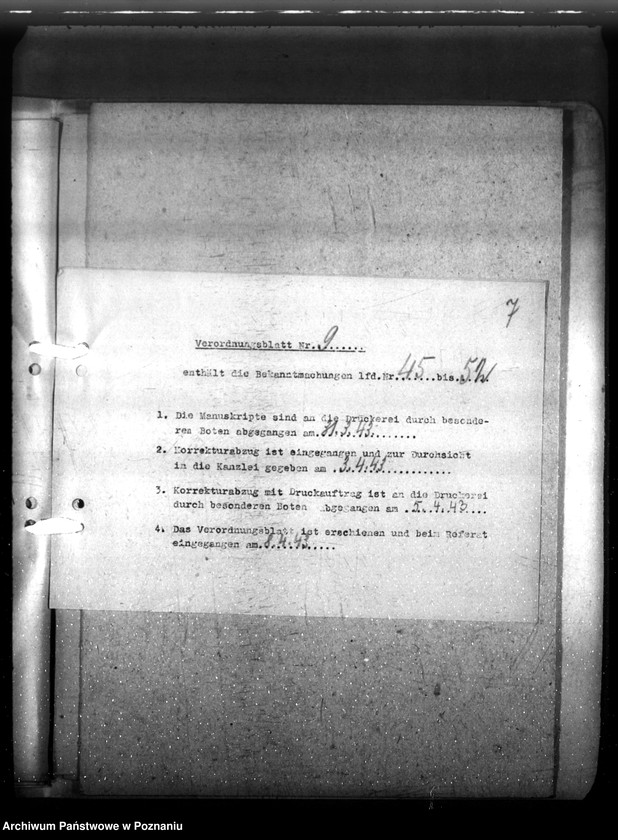 Obraz 11 z jednostki "Verordnungsblatt Nr. 9"