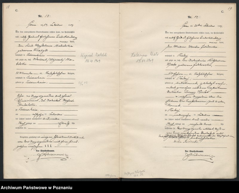 Obraz 12 z jednostki "Księga miejscowa zgonów [Rejestr główny zgonów]"