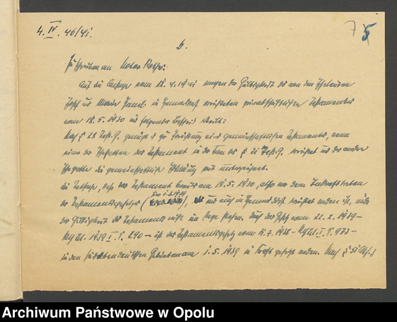 image.from.unit.number "Verfügung von Todes wegen des Kunstmalers Josef Hanel und seiner Ehefrau Maria geb.[orene] Westermayer in Wiese grfl zuletzt wohnhaft in Wiese grfl Haus No 11"