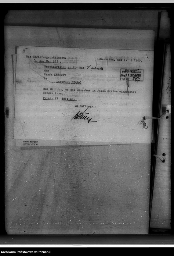 Obraz 9 z jednostki "Bewerbungen um Kinsatz im staatlichen und kommunalen Dienst"