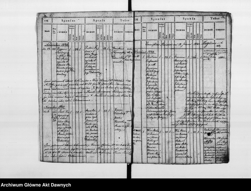 image.from.unit.number "Parafia: Chodorów. Dekanat: Świrz. Księga metrykalna ślubów dla wsi Dobrowlany."
